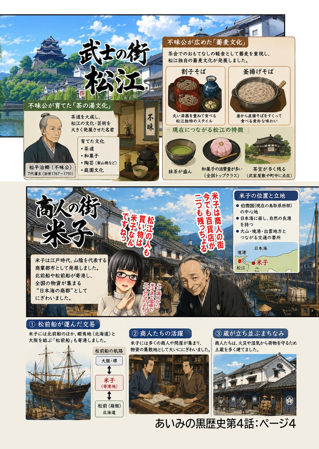 あいみのくろ歴史第四話：謎のむっちゃら帝国