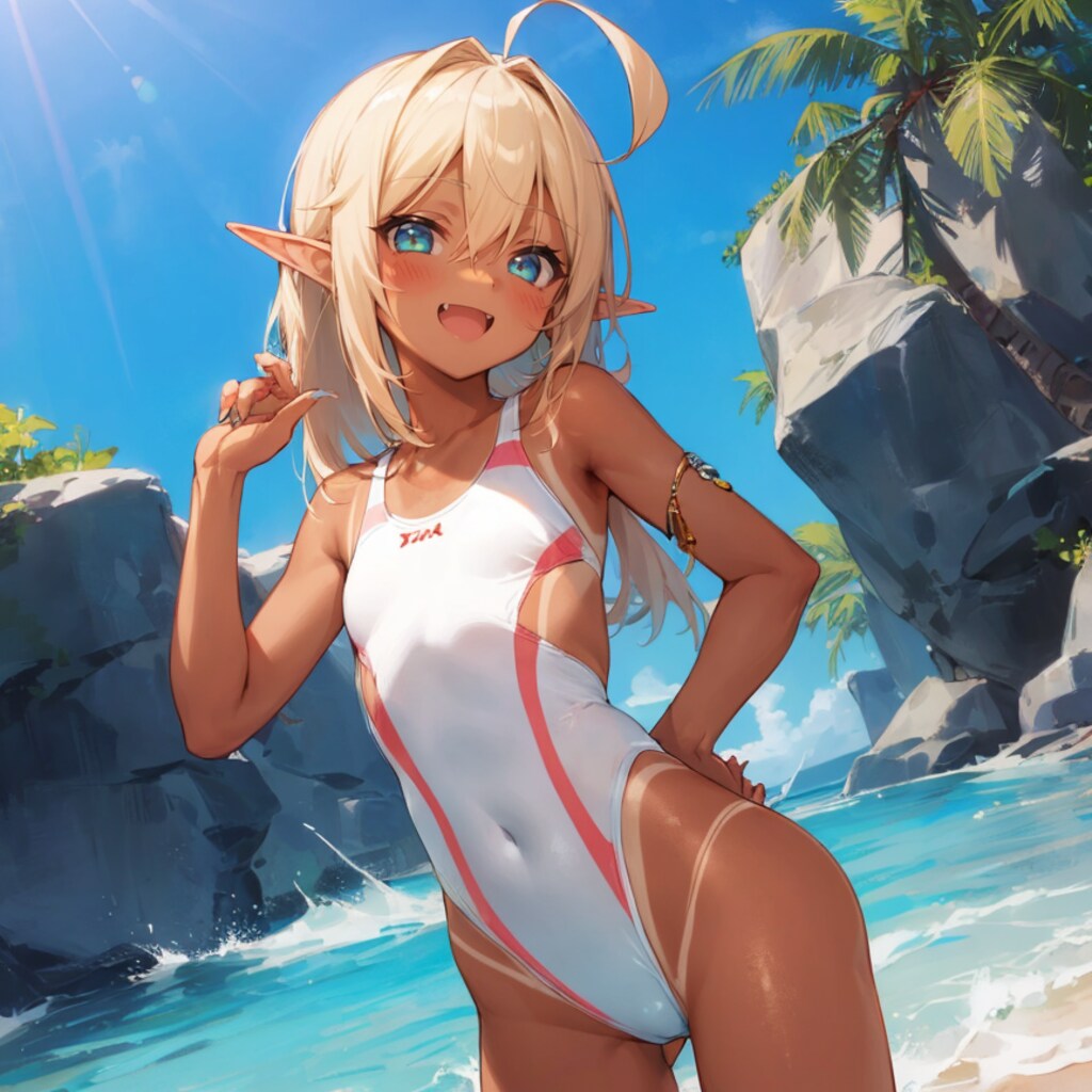 夏の妹エルフ