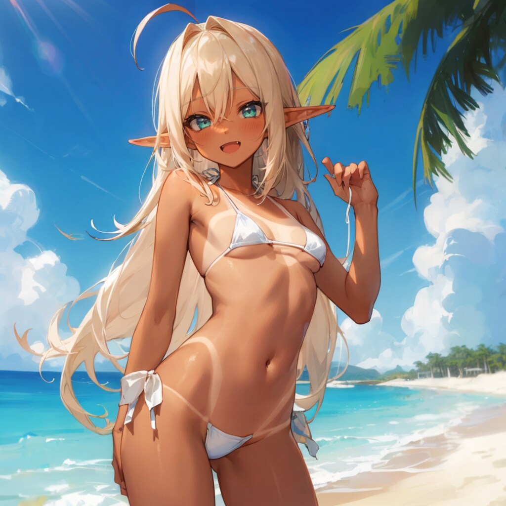 夏の妹エルフ