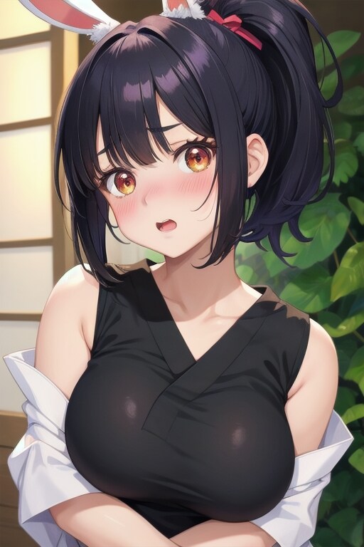 ショートポニテちゃん(バニー…？)