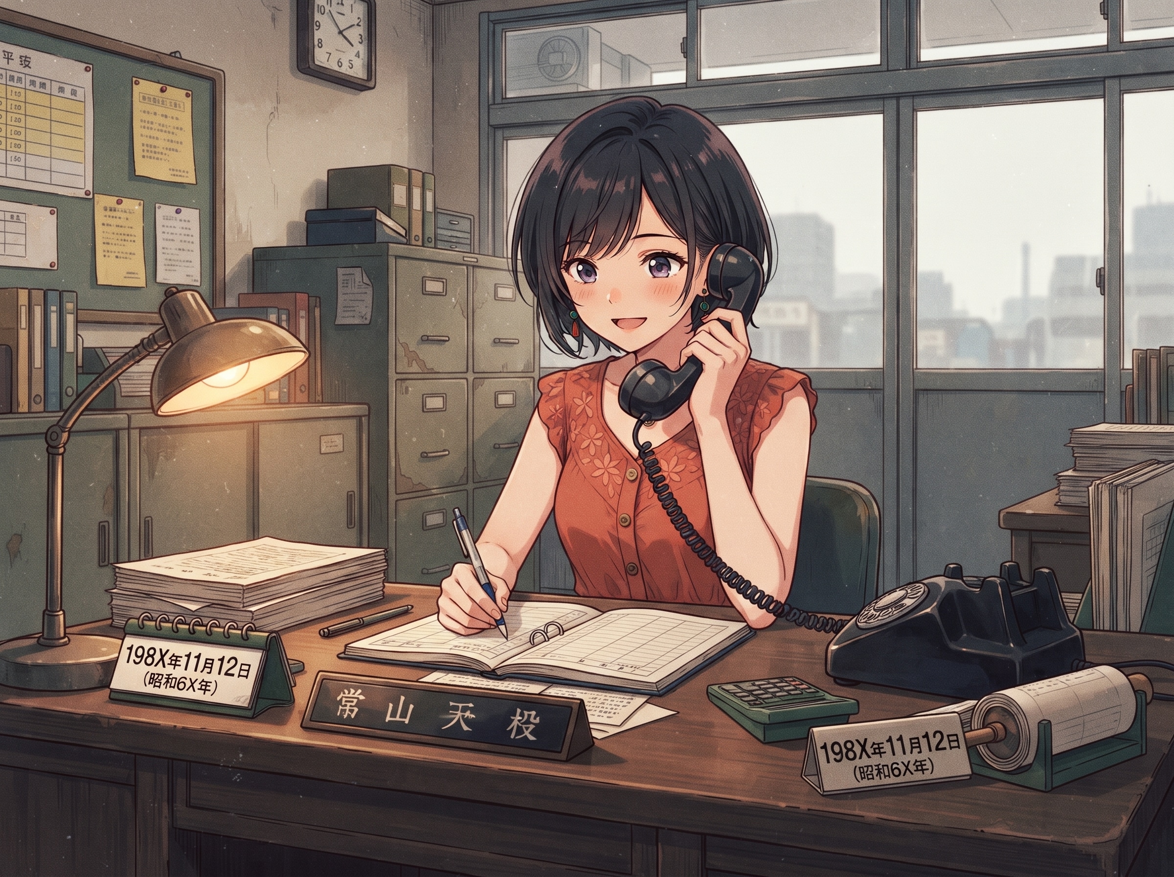 藍音ちゃんお仕事風景７変化 | の人気AIイラスト・グラビア