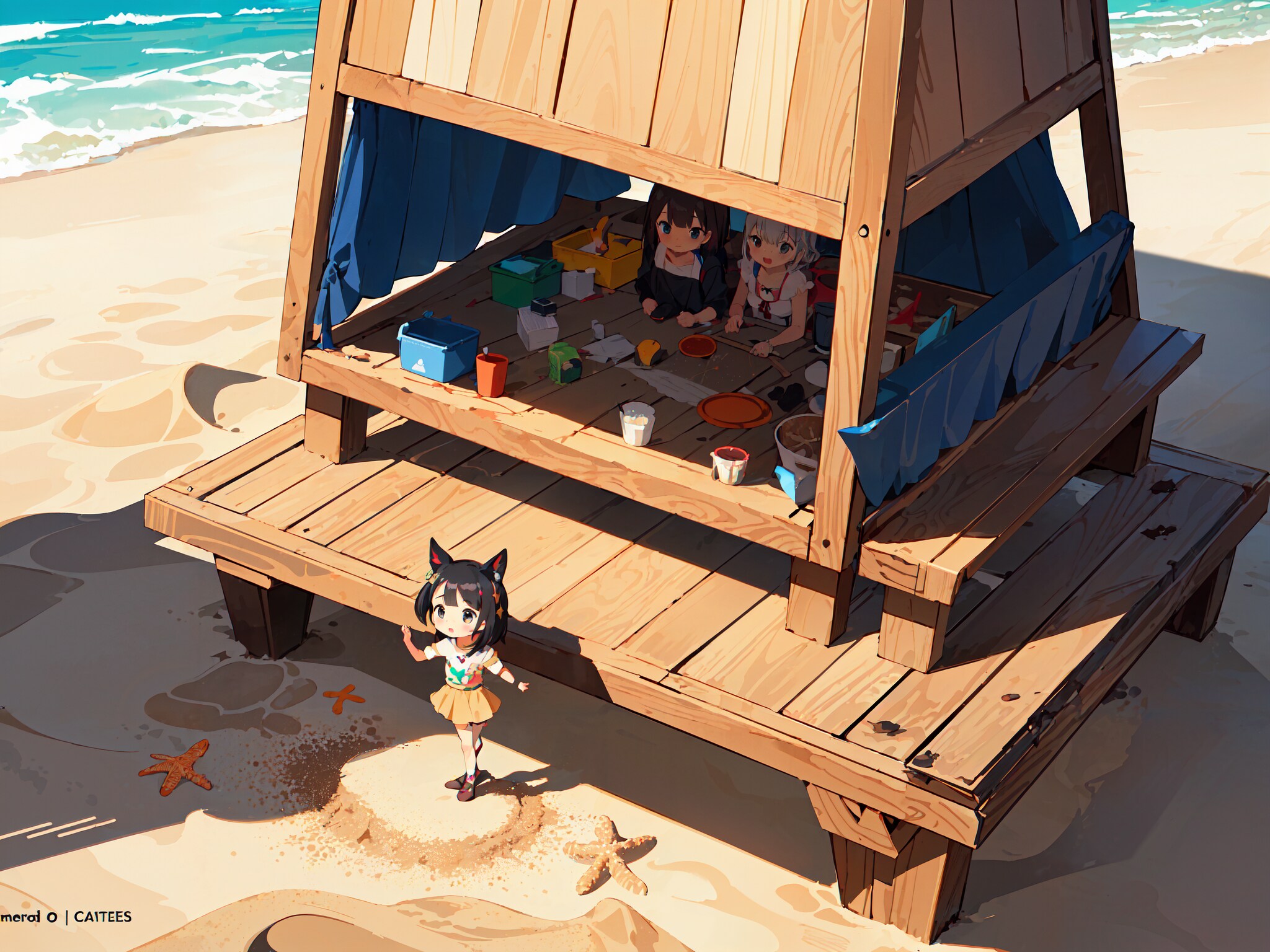 とても小さな海の家