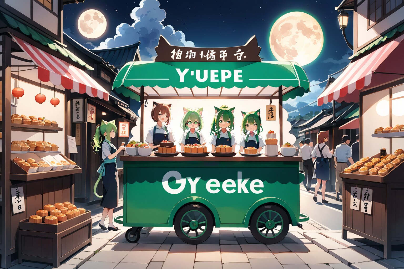 月餅 | の人気AIイラスト・グラビア