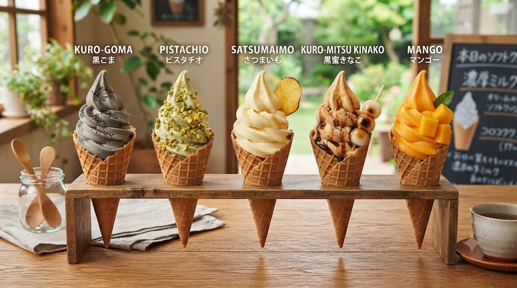 ソフトクリームの日(1.定番 2,作者が大好き)