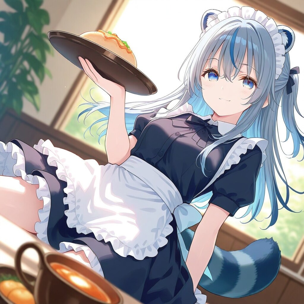 エプロンと言ってエプロンメイドになった狸