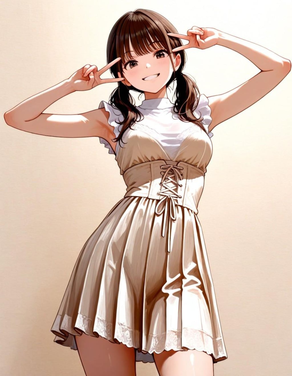 おさげなあの子