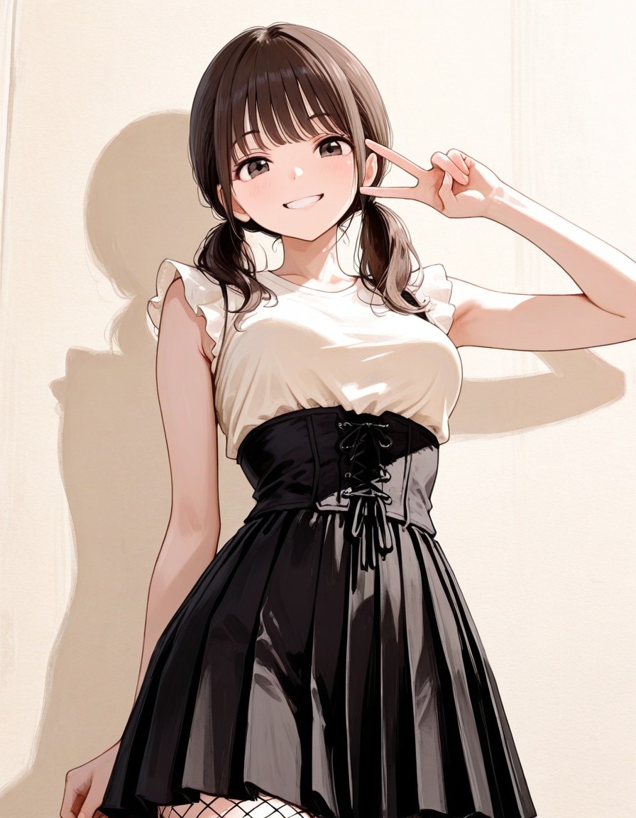 おさげなあの子 | の人気AIイラスト・グラビア