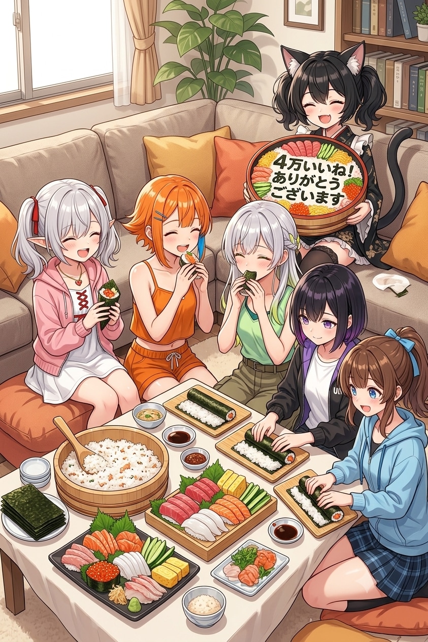 4万いいね！達成ありがとうございます | の人気AIイラスト・グラビア