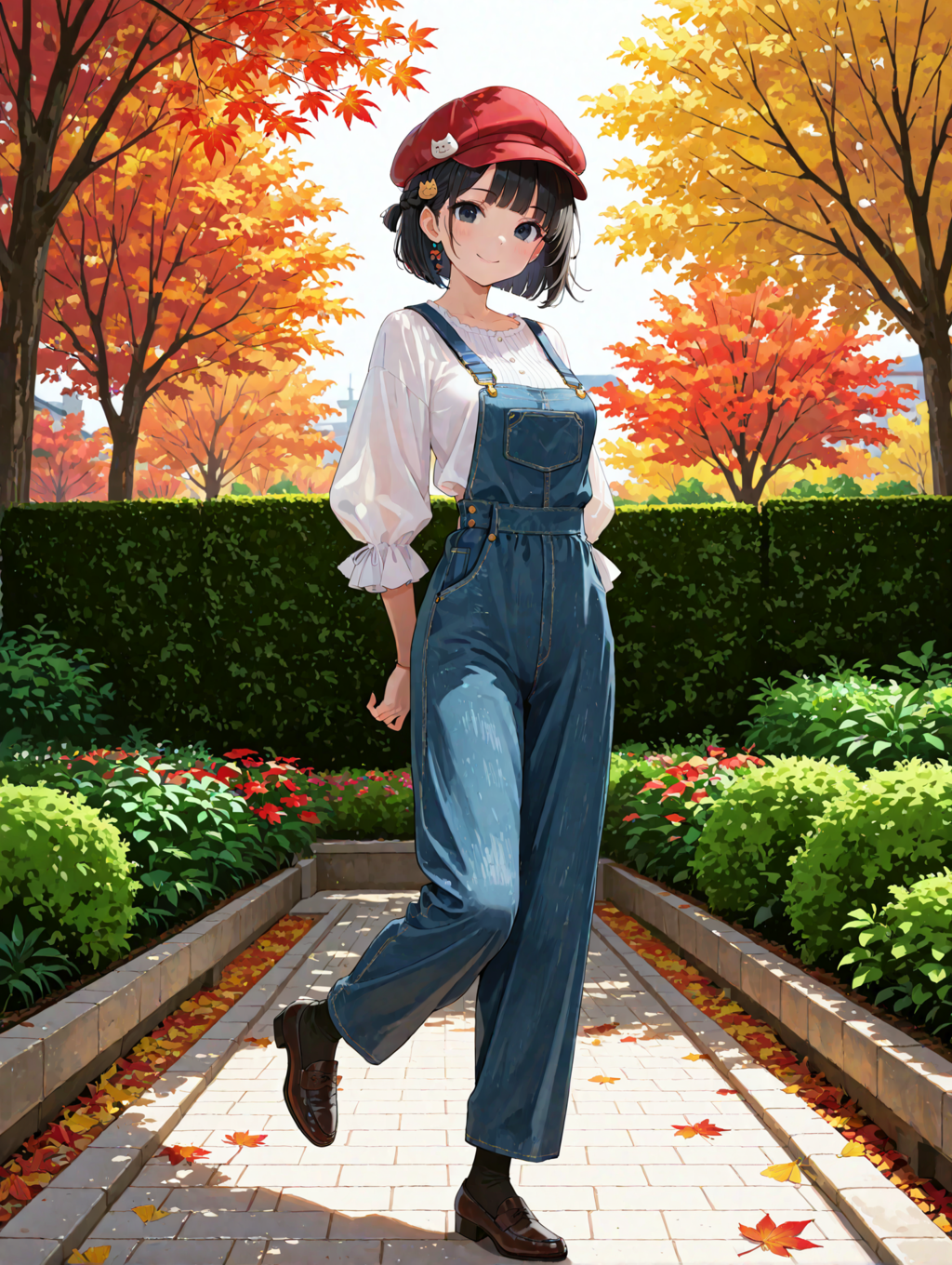 オーバーオールの凜猫ちゃん