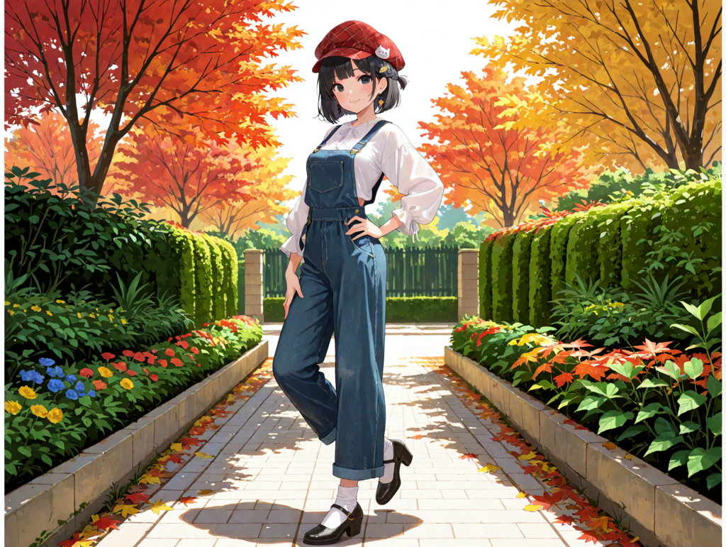 オーバーオールの凜猫ちゃん