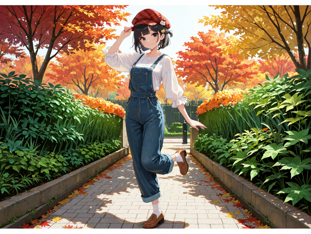 オーバーオールの凜猫ちゃん