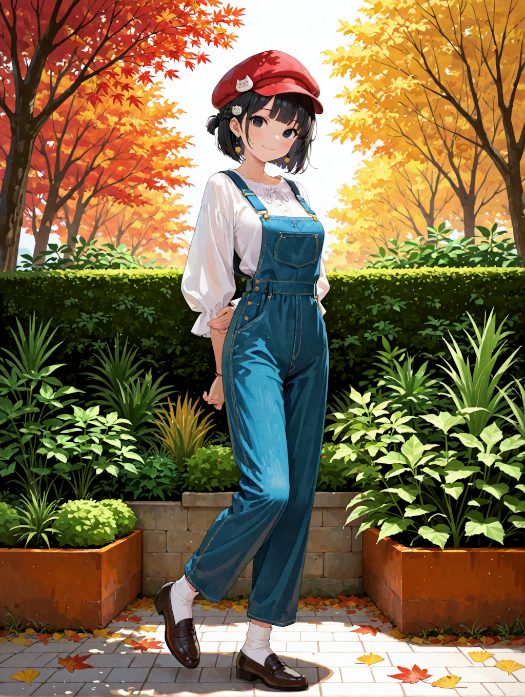 オーバーオールの凜猫ちゃん