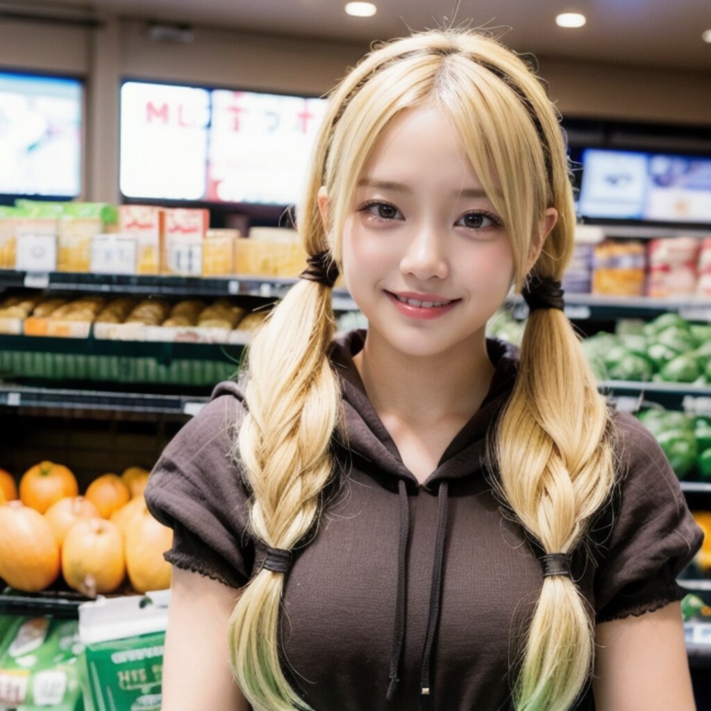 お買い物のQILINちゃん