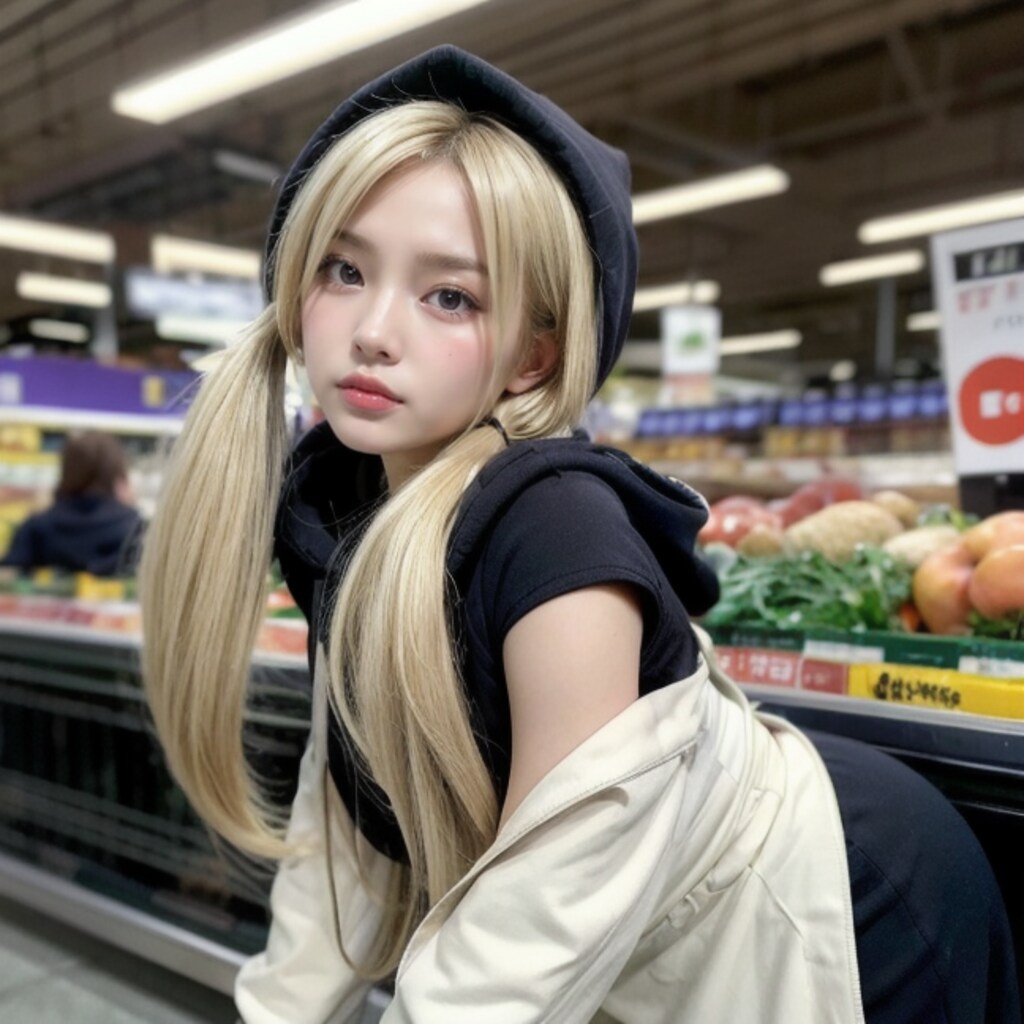 お買い物のQILINちゃん