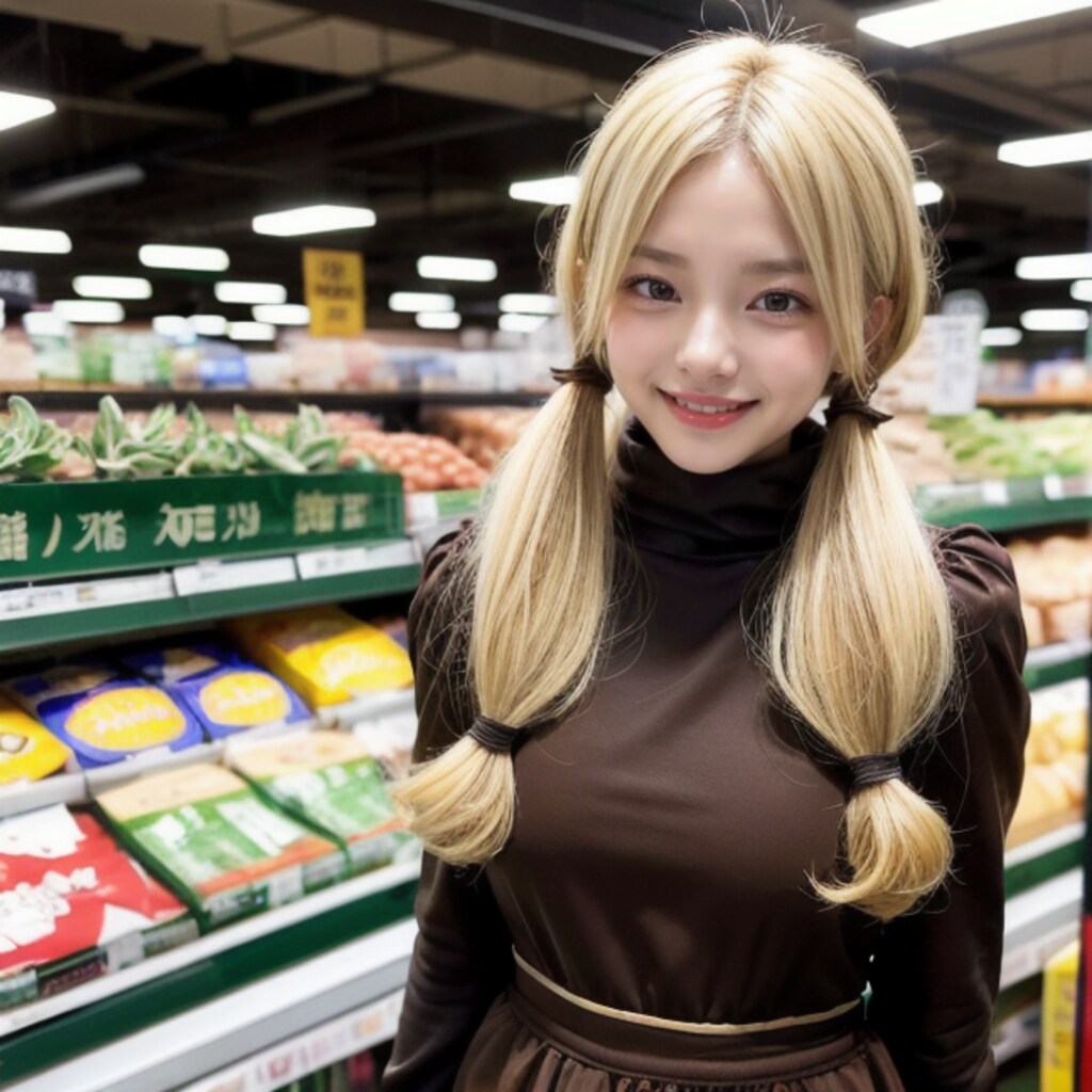 お買い物のQILINちゃん