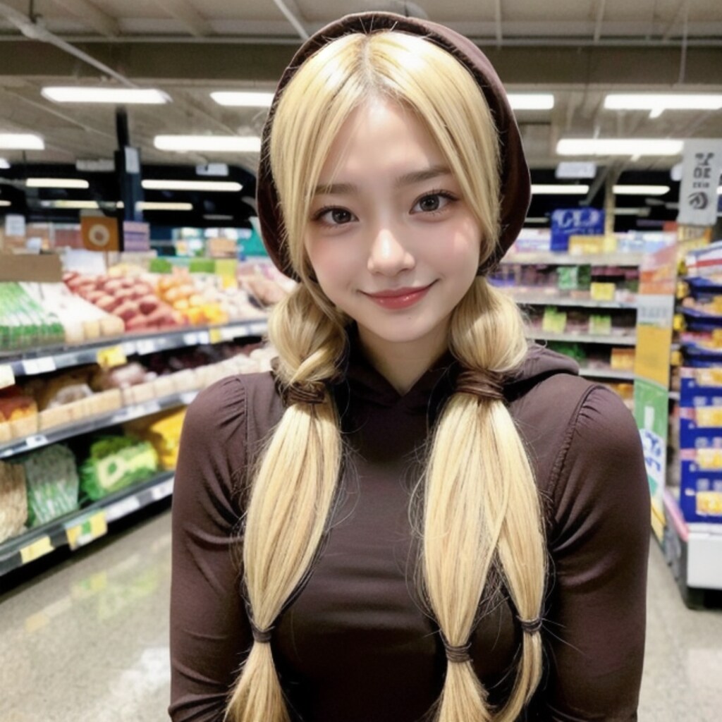 お買い物のQILINちゃん