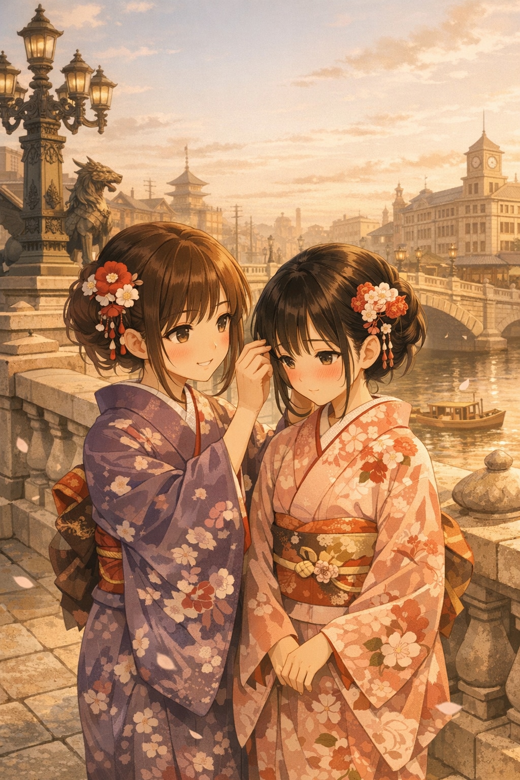 日本橋開通記念日（明治44年の春） | の人気AIイラスト・グラビア