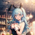 青髪はべはべ 4枚目