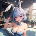 青髪はべはべ 3枚目