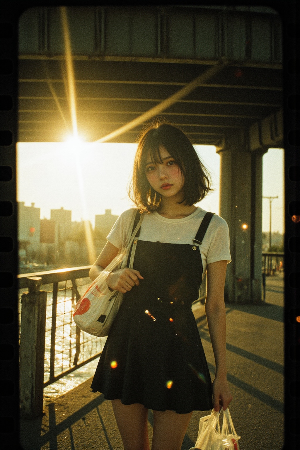 夕暮れ時のお買い物