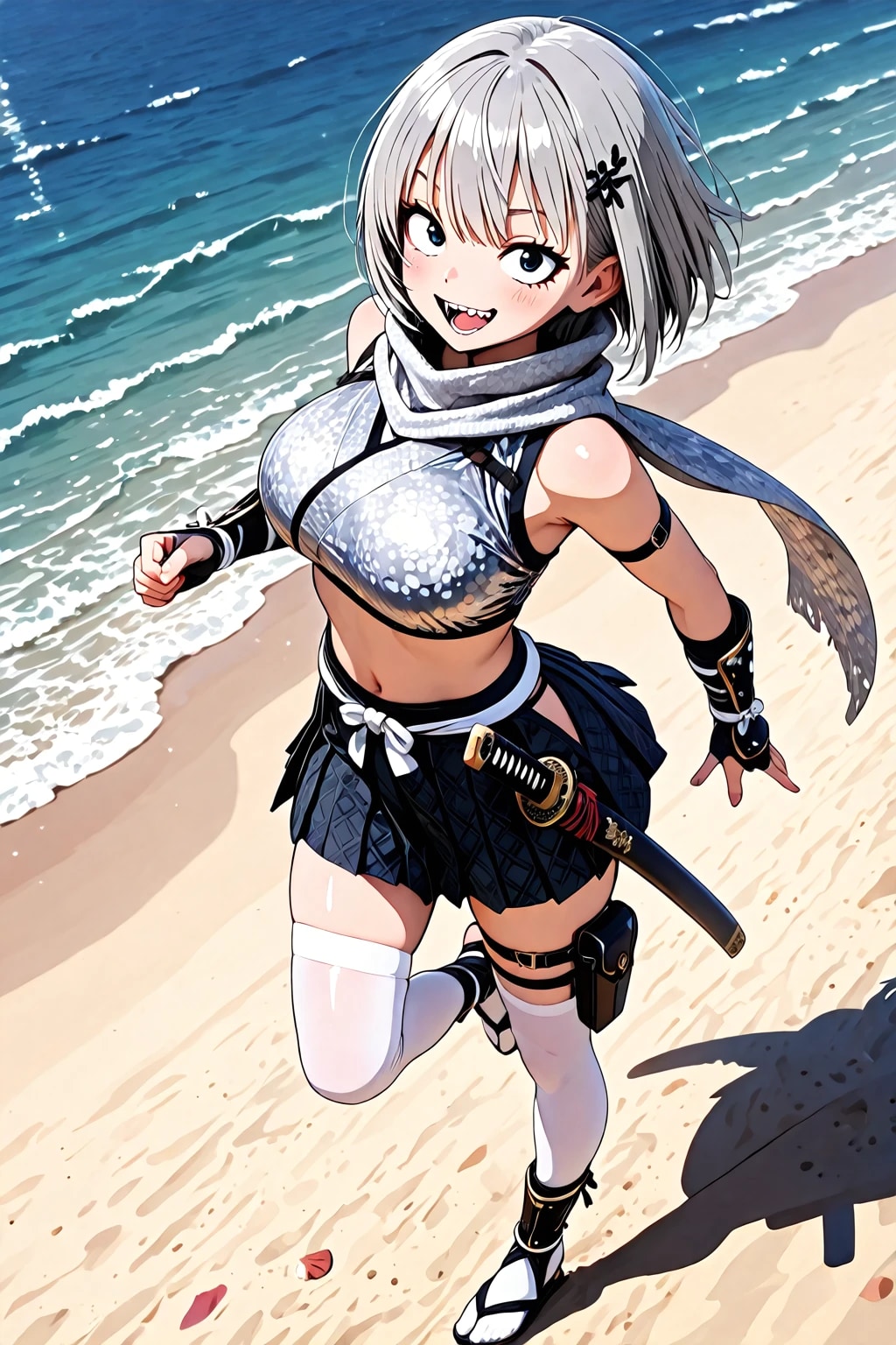 クノイチな彩翔ちゃん | の人気AIイラスト・グラビア