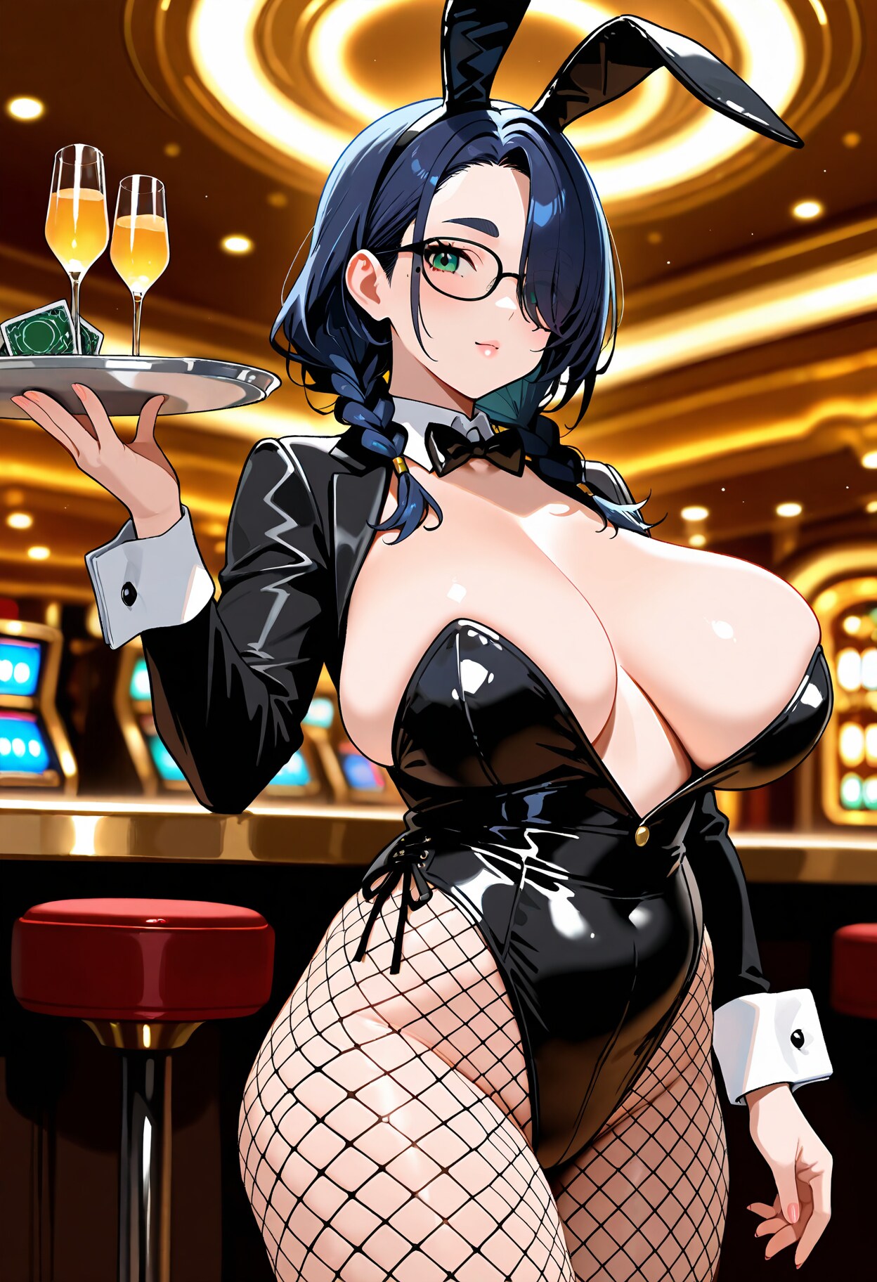 サービスしてくれるバニーガール