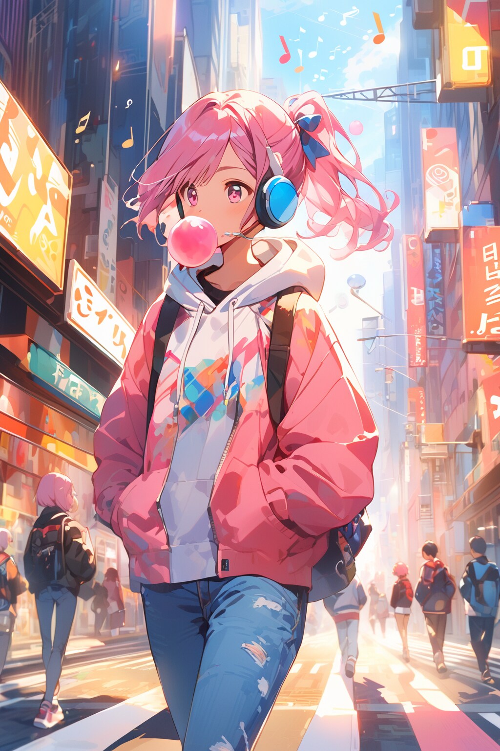 桜ちゃん、好きな曲とお出かけ