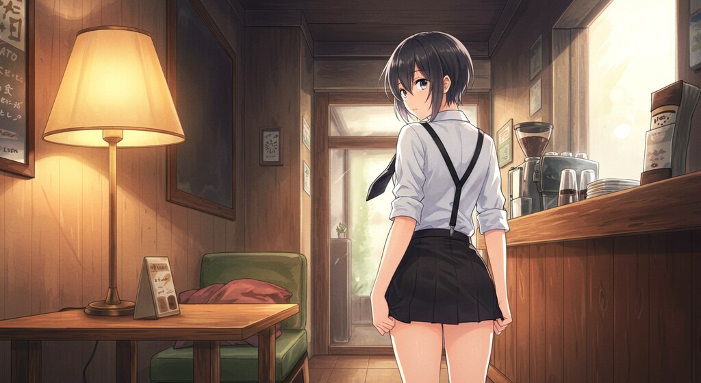 ウェイトレスの少女49