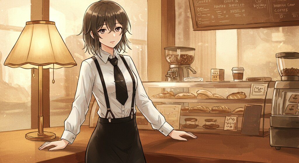 ウェイトレスの少女49