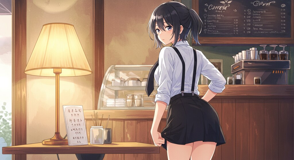 ウェイトレスの少女49