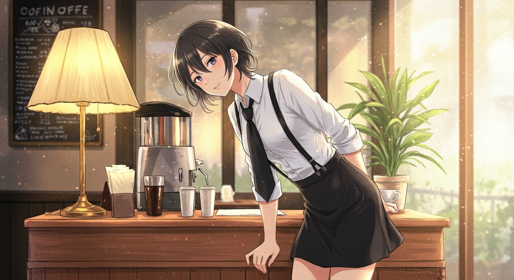 ウェイトレスの少女49