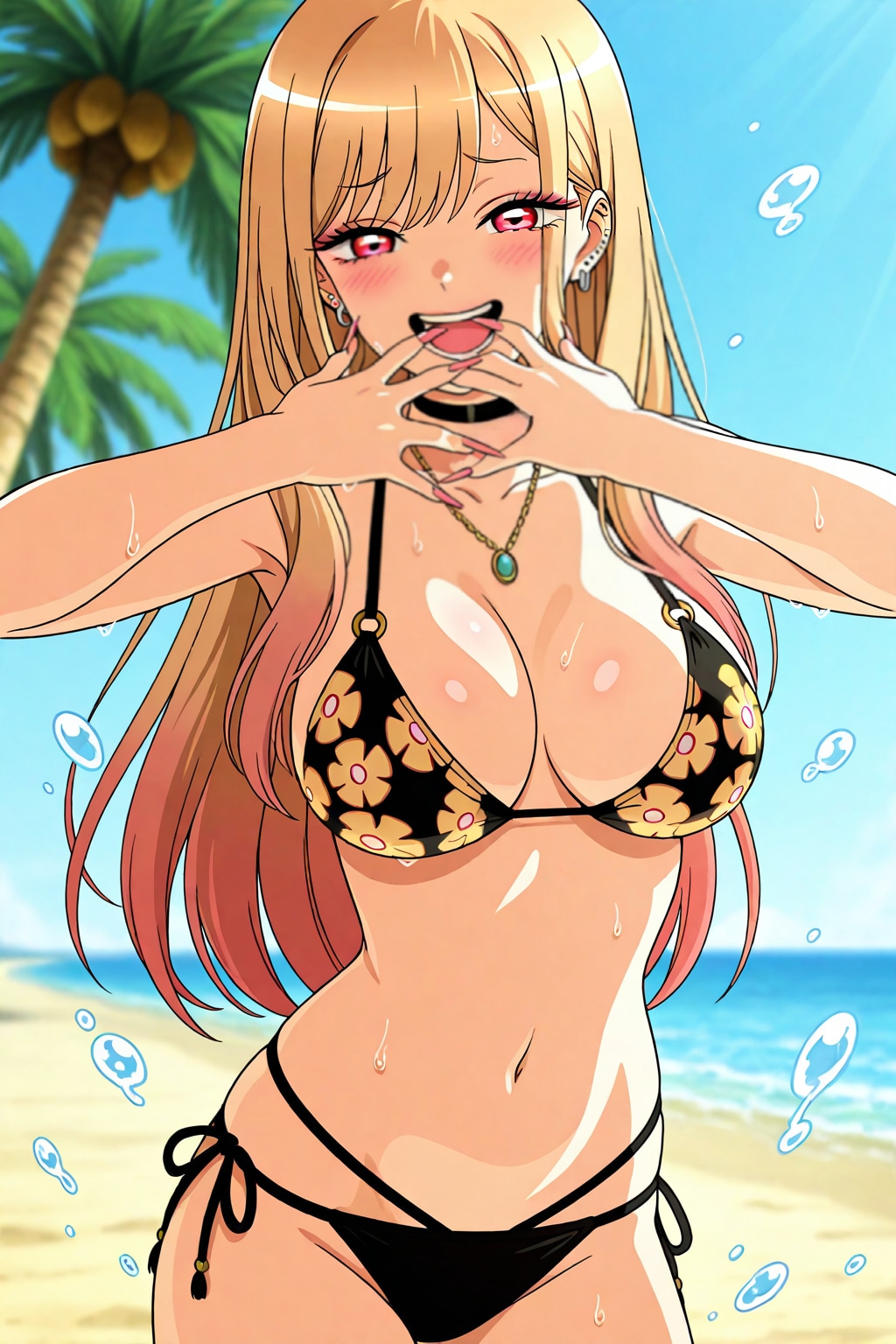 LILYでお試しビキニで海夢ちゃん👙🏝️❤️