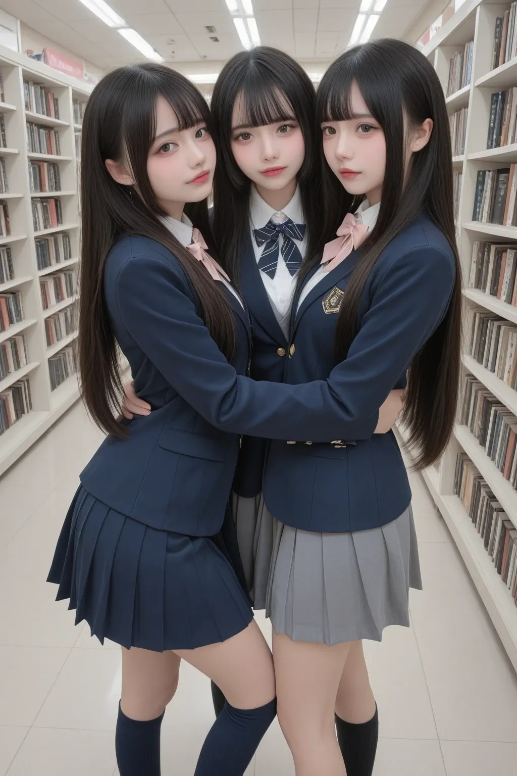清楚お嬢様女子高校の地雷系ちゃん《SeaArt》