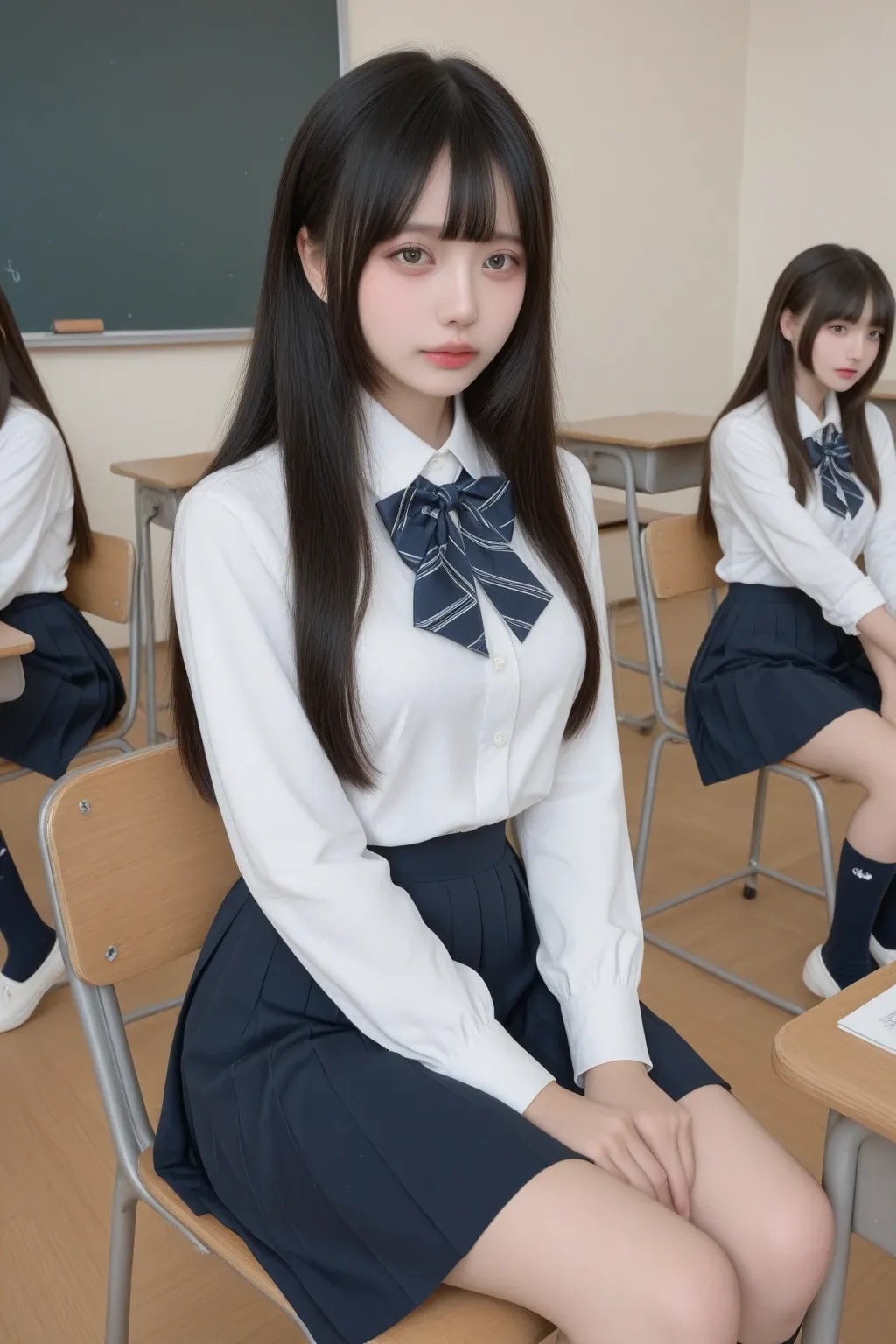 清楚お嬢様女子高校の地雷系ちゃん《SeaArt》