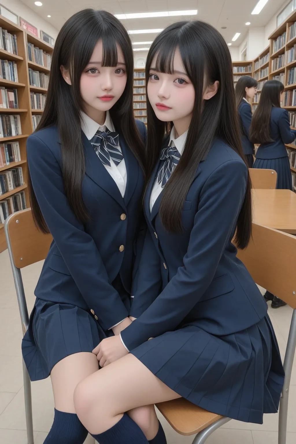 清楚お嬢様女子高校の地雷系ちゃん《SeaArt》