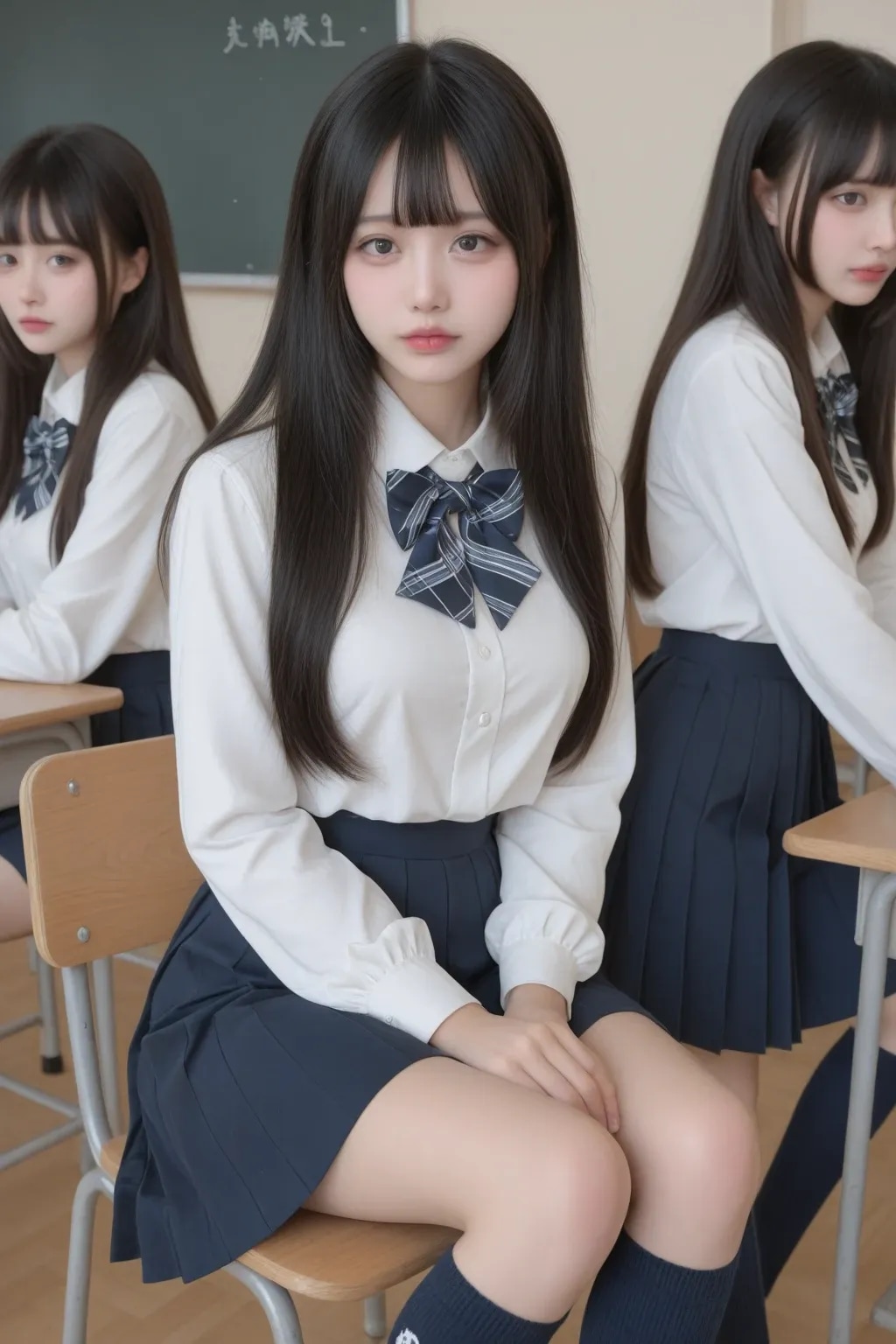 清楚お嬢様女子高校の地雷系ちゃん《SeaArt》