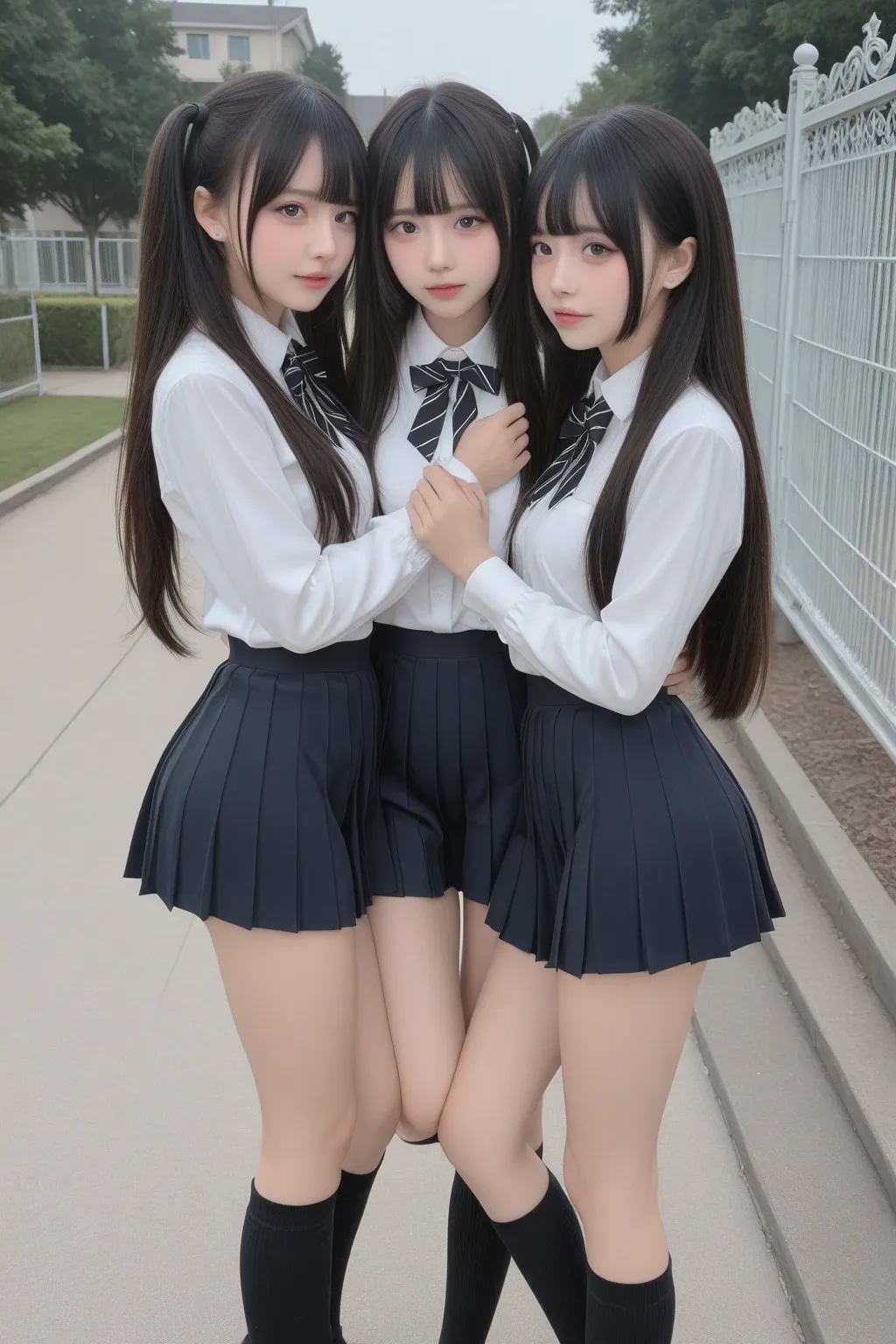 清楚お嬢様女子高校の地雷系ちゃん《SeaArt》