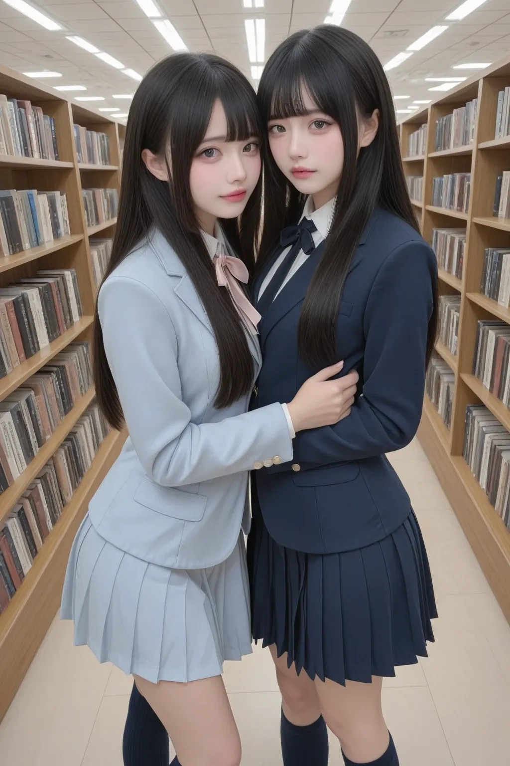 清楚お嬢様女子高校の地雷系ちゃん《SeaArt》