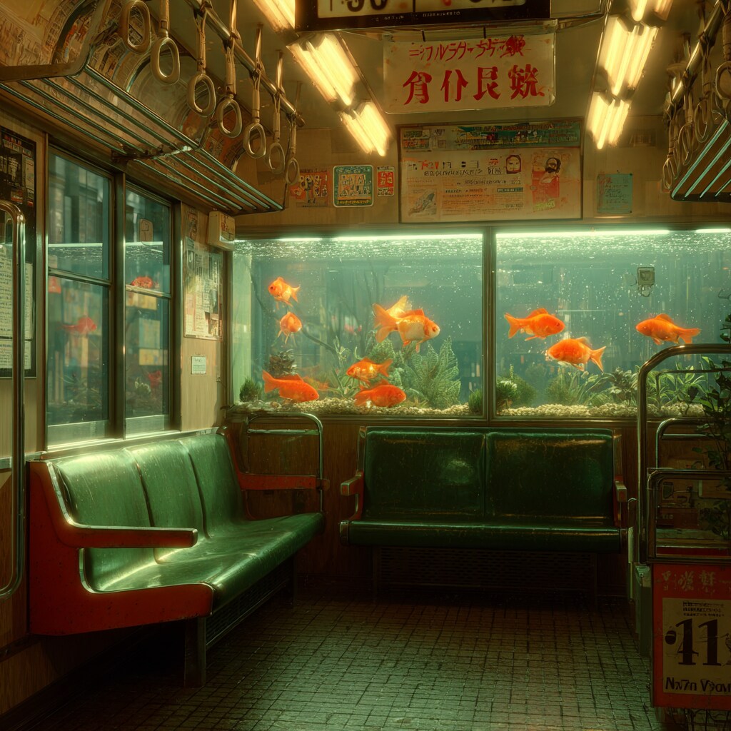 列車さなかに、金魚っこなんていただか？