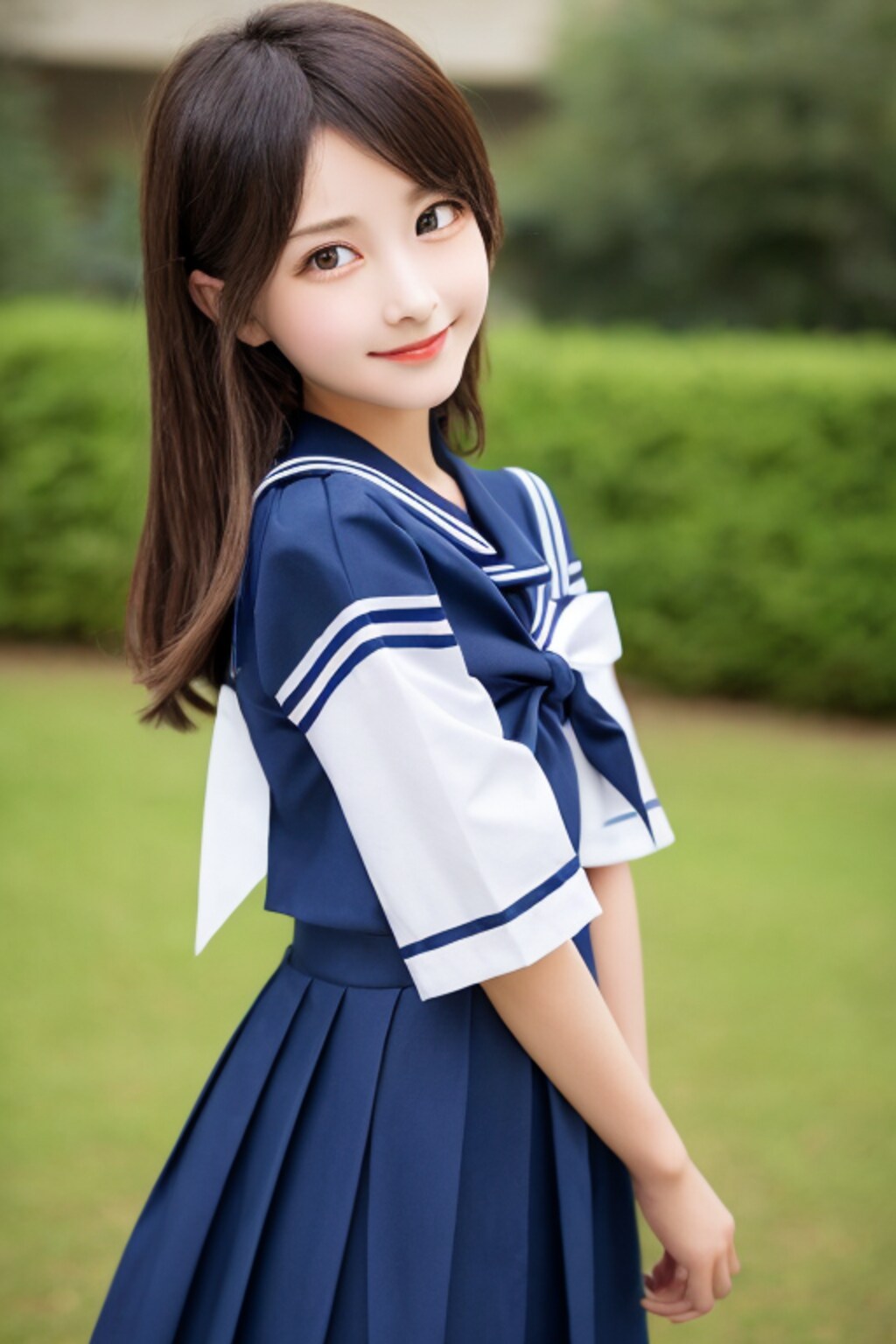 111　伝統的セーラー服に挑む