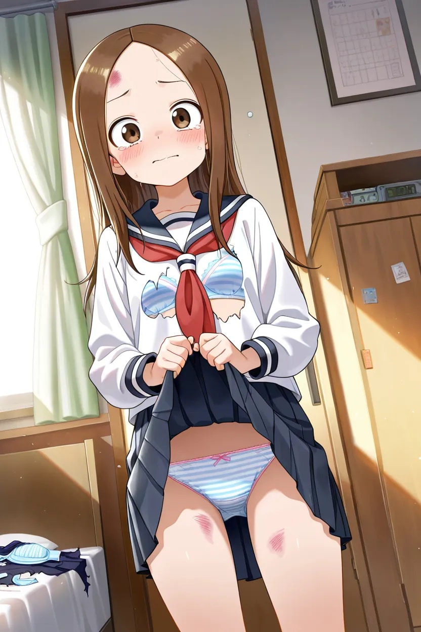いじめられて、言いなりになる高木さん