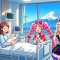 二人のプリキュア、新生児と母親の笑顔を見て感涙する 4枚目