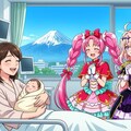 二人のプリキュア、新生児と母親の笑顔を見て感涙する 7枚目
