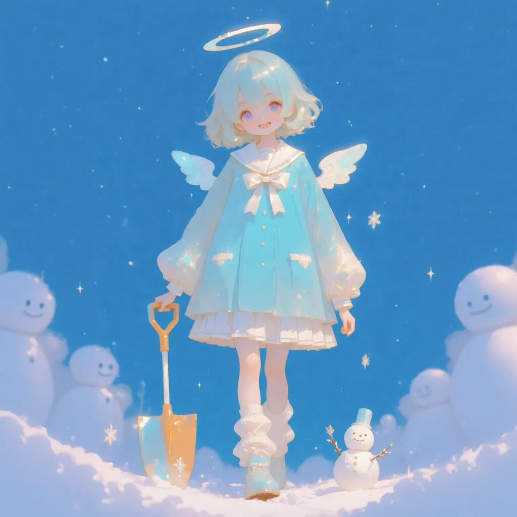 雪だるまの守護天使