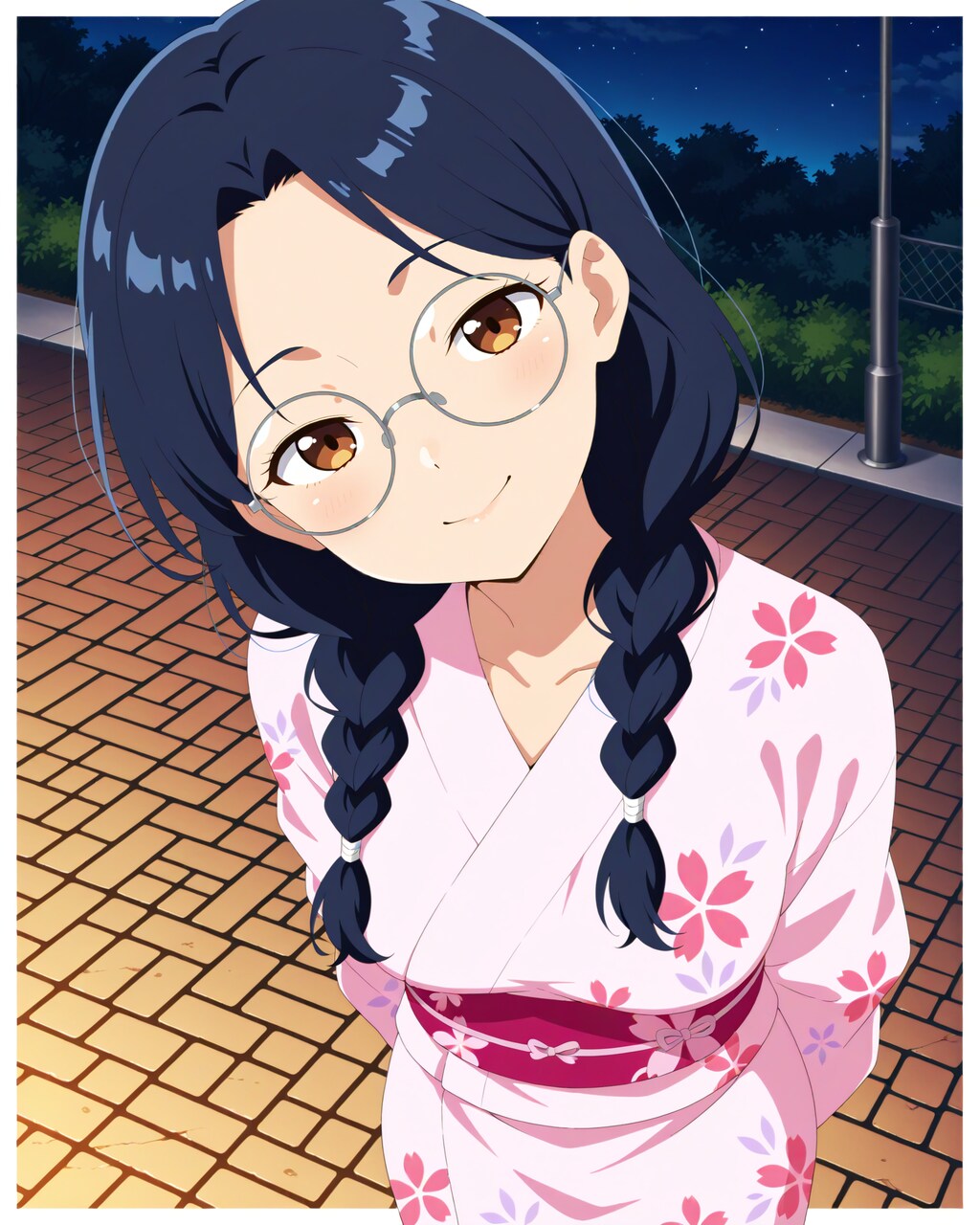 初めて見せる浴衣姿