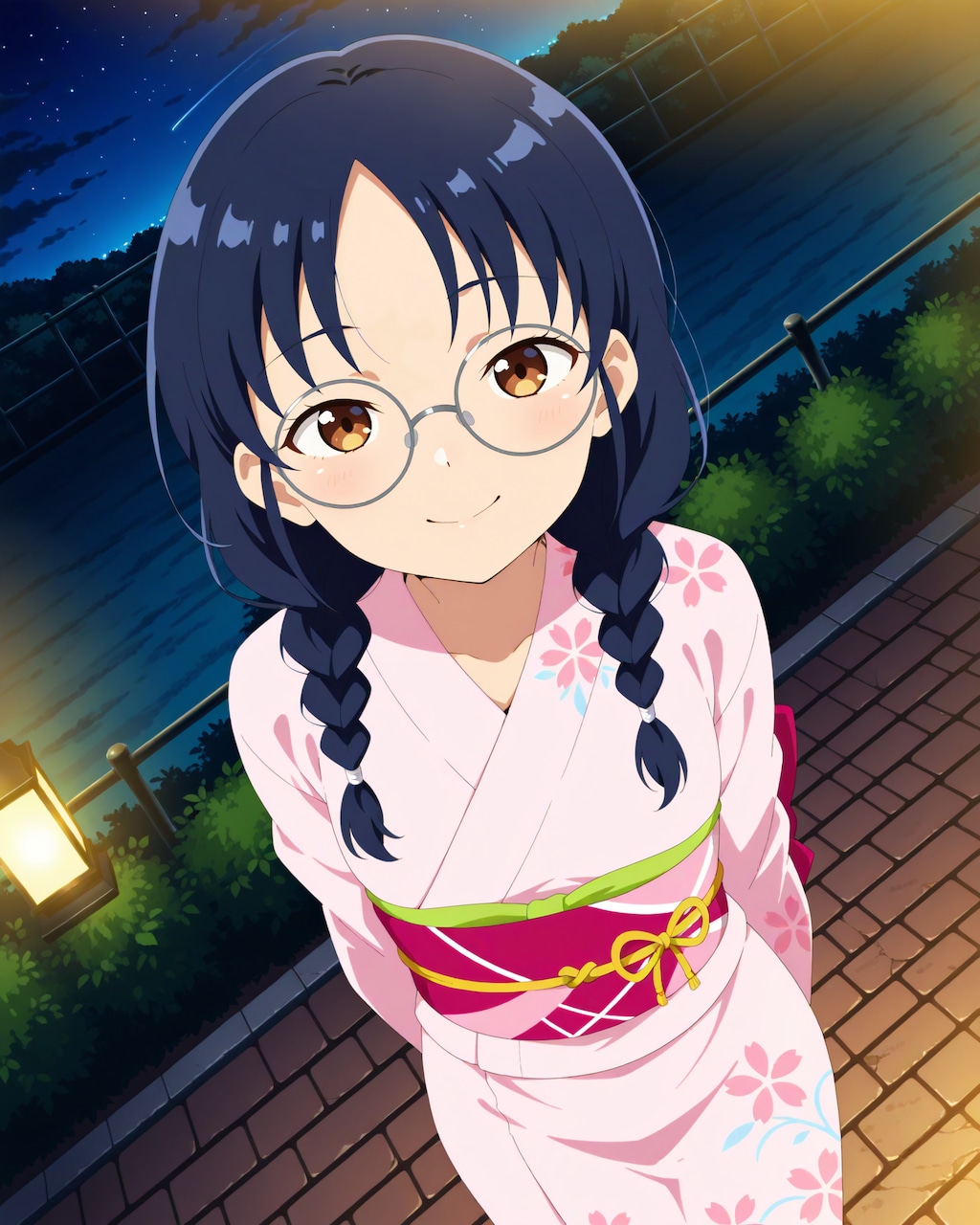 初めて見せる浴衣姿