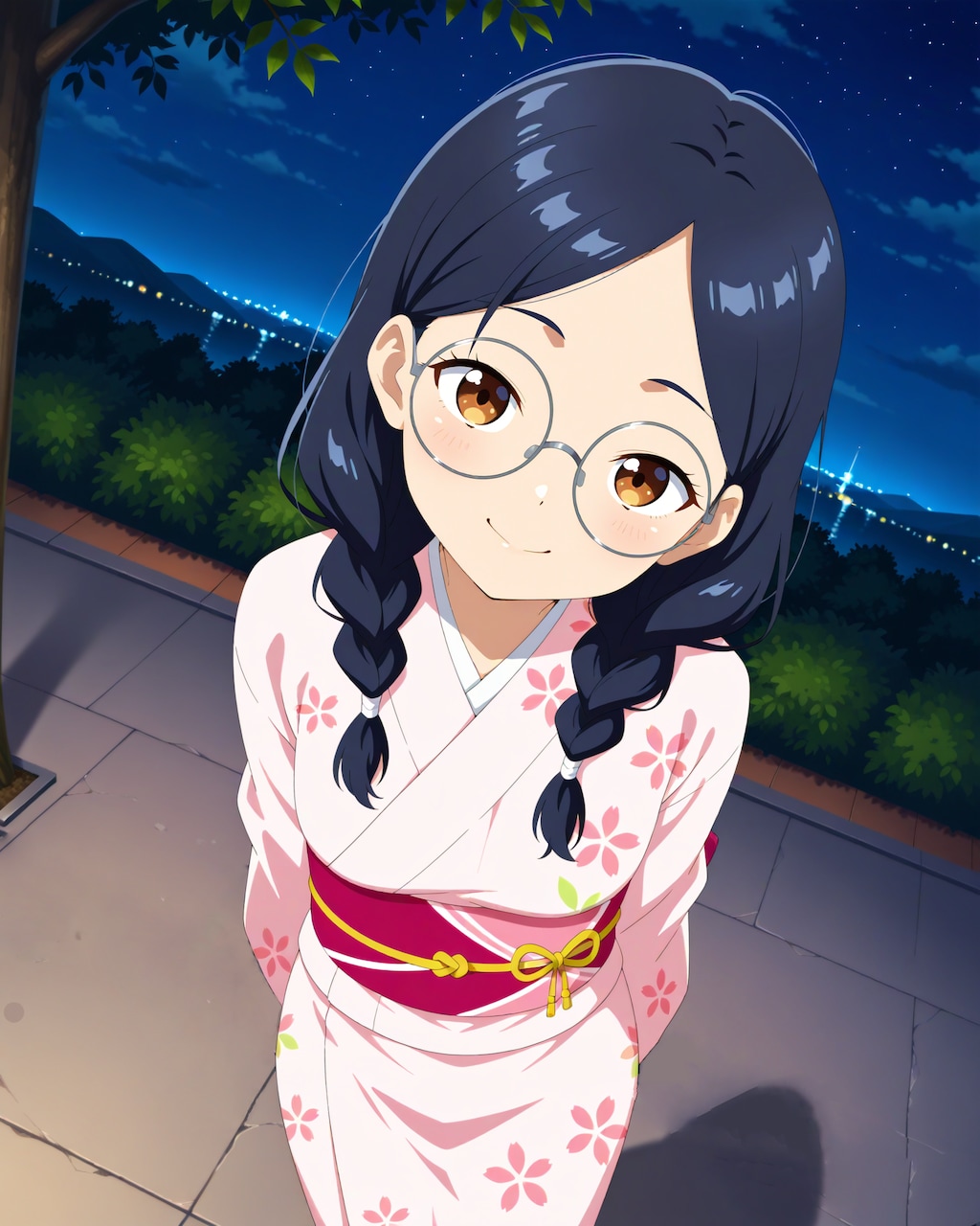 初めて見せる浴衣姿