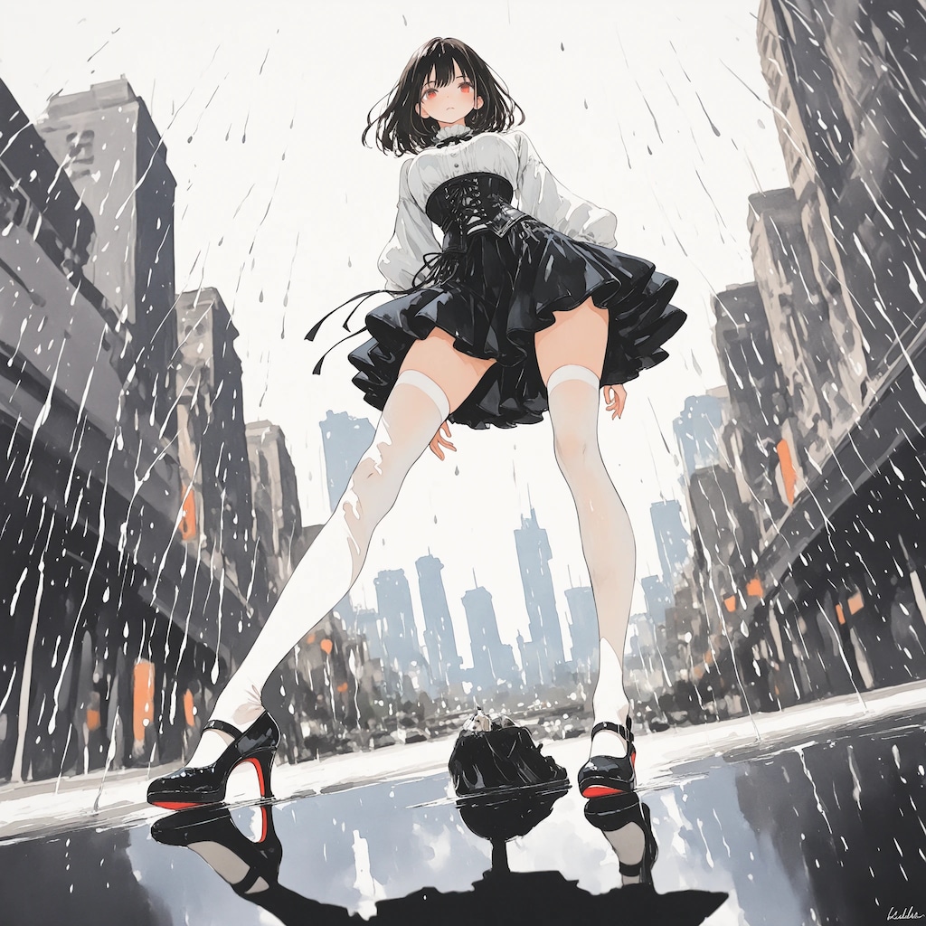 「あんた雨の中…匍匐前進？」