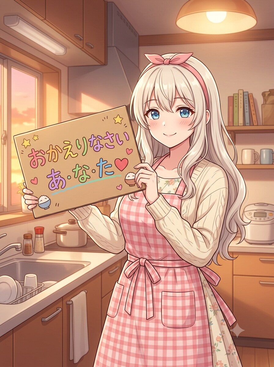 おかえりなさい、あ・な・た❤️