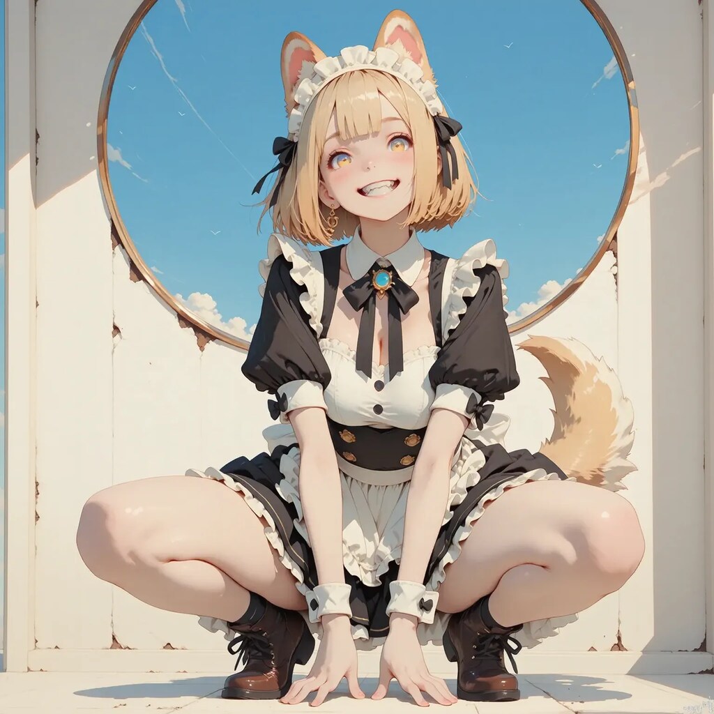 待てができる犬ミミメイド